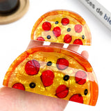 Half Pizza  Hair Claw Clip