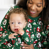 Peppermint Mocha Baby Pajamas