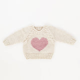 Sweetheart Crew Neck Sweater
