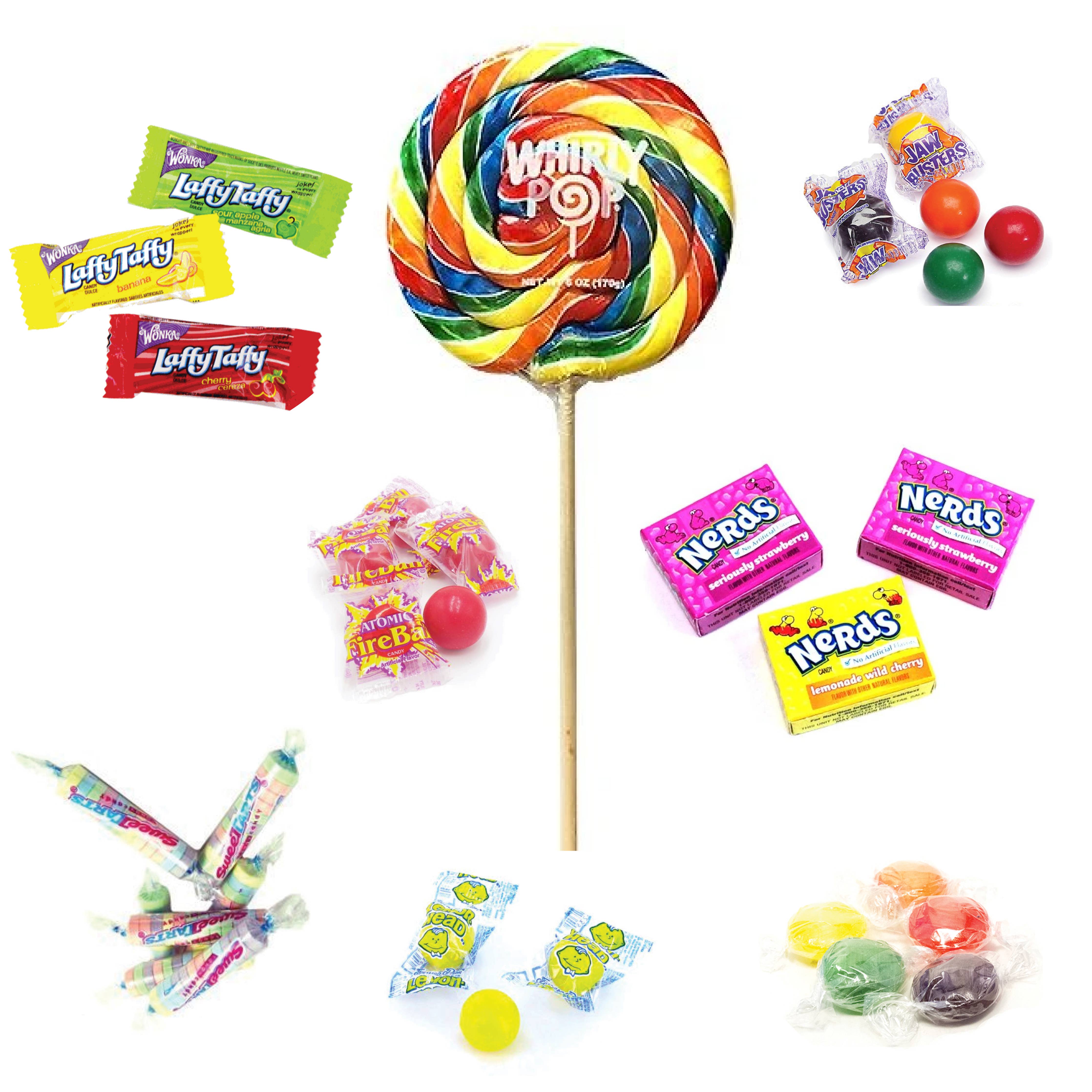 Birthday Lollipops with Candy