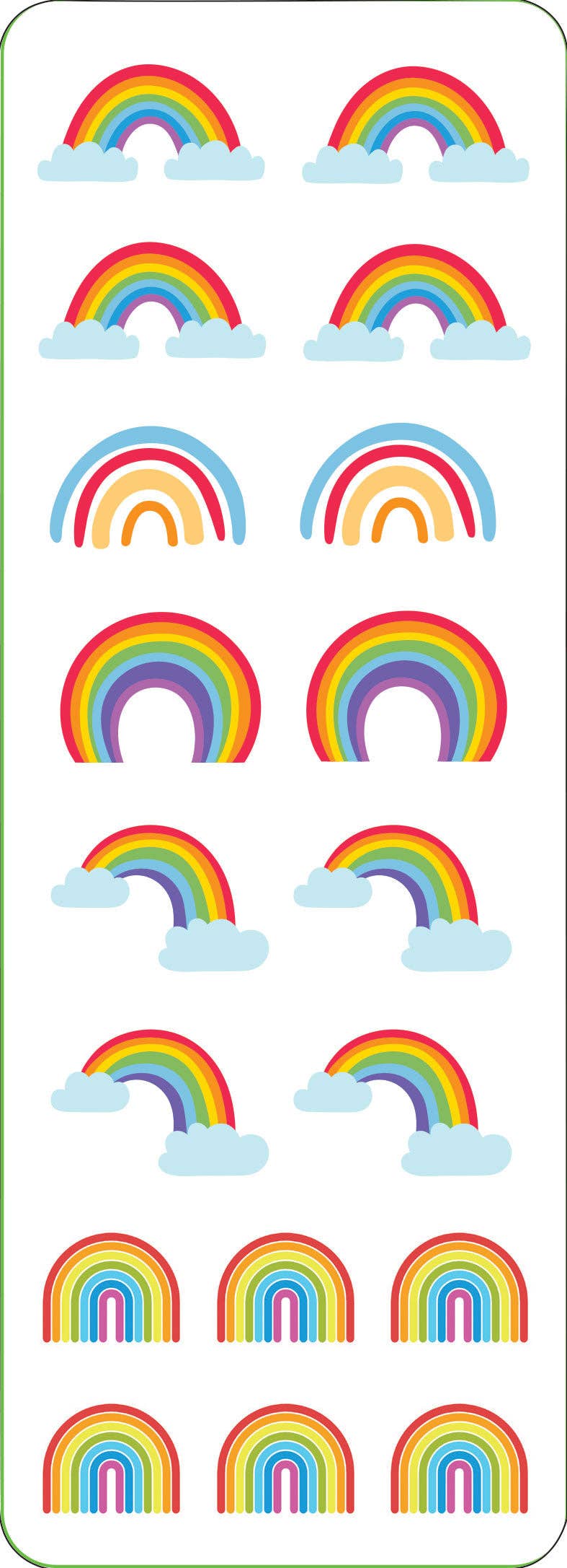 Rainbow Sticker Set