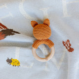 ABC Blanket Hat & Fox Teether Gift Set