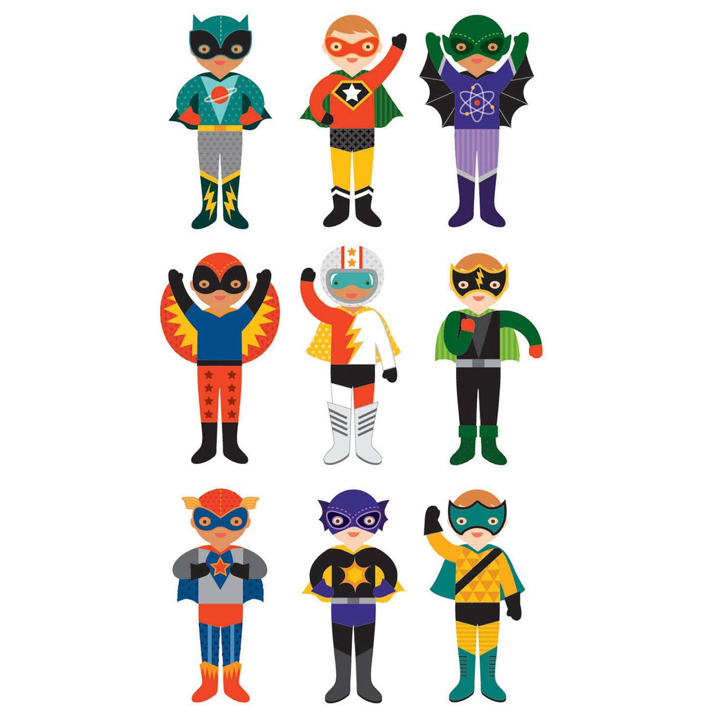 Superheroes Magnetic Play Set