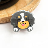 Mini Dog Series Hair Claw Clips