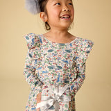 Ruffle Shoulder Ballet Dress