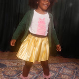 Metallic Twirl Skirt