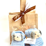 Sky Blue Puppy Booties