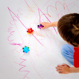 Color Burst: Grip Crayons (Set of 3 / 18 Classic Colors)
