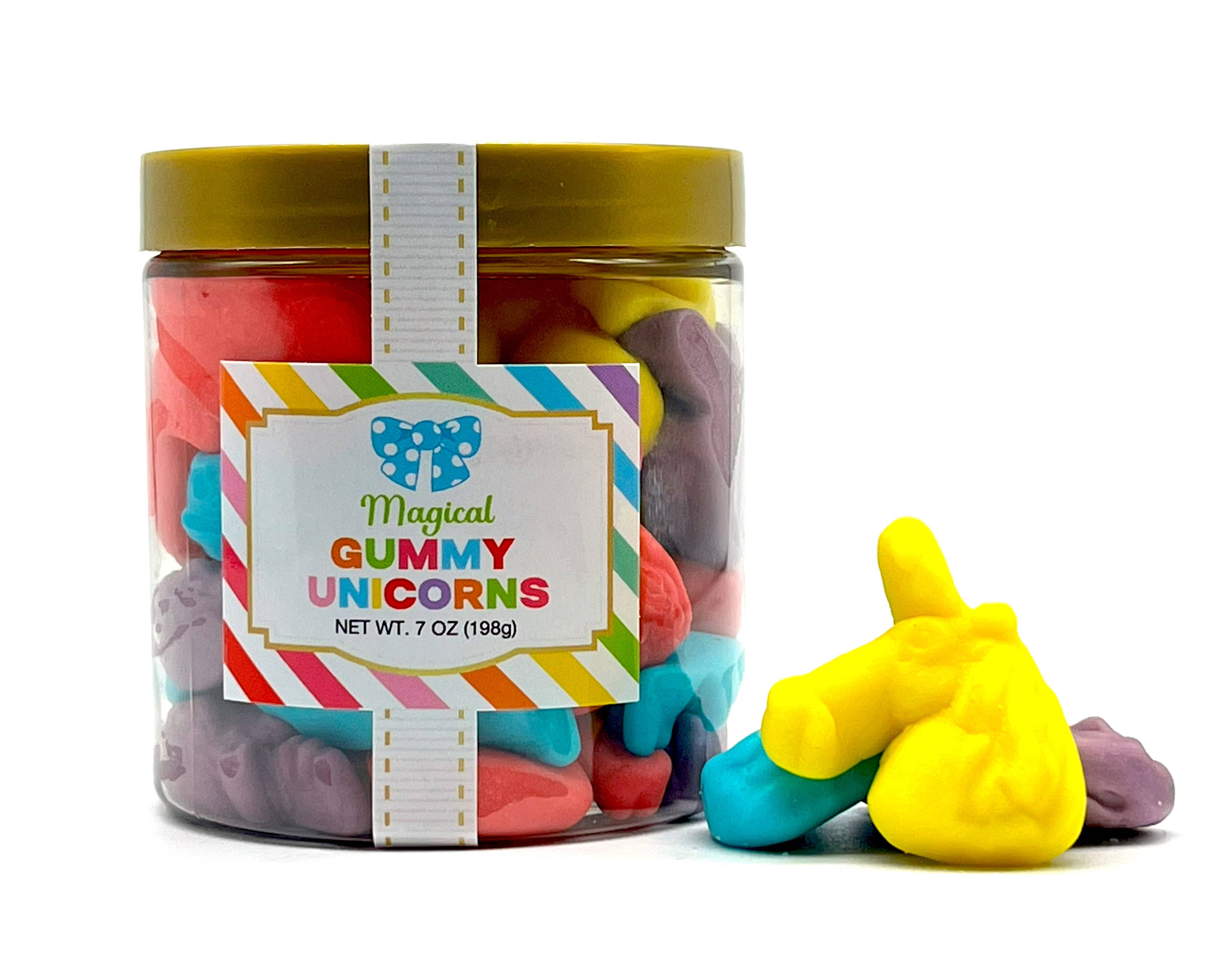 Gummy Unicorns Candy Jar
