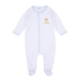 Sweet Golden Footie - Light Blue