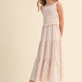 Floral Tiered Midi Dress