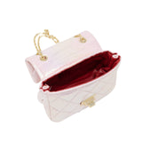 Pearl Quilted Shiny Mini Bag