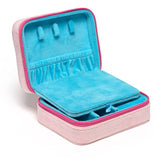 Velvet Jewelry Zip Case Florals