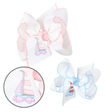 Embroidered Sailboat Bow