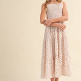 Floral Tiered Midi Dress