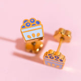 Blueberry Carton Earrings