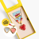 Strawberry Lip Gloss Locket