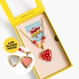 Strawberry Lip Gloss Locket