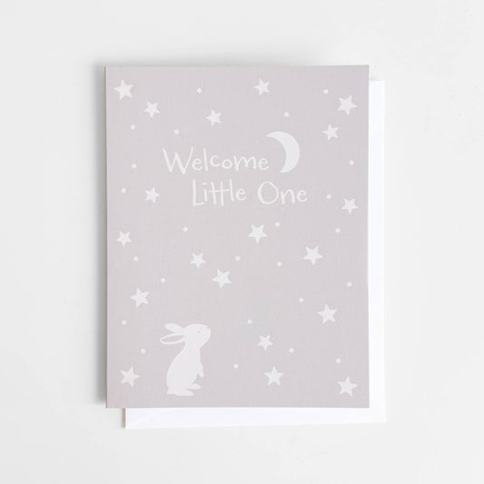 Bunny Baby Shower Card