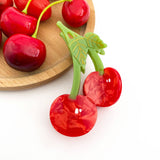 Red Cherry Claw Hair Clip