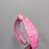 Pink Jewel Knot Headband