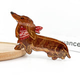 Bandana Dachshund Dog Hair Clip