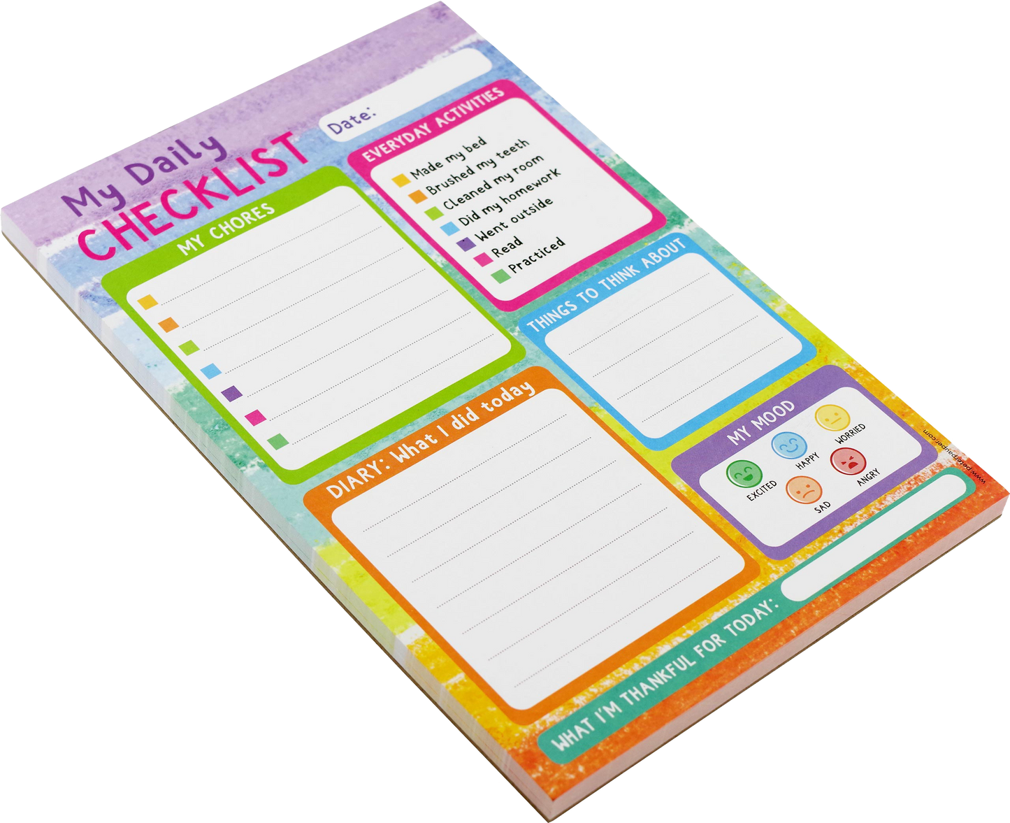 Kids' Daily Planner Note Pad