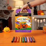 Happy Haunts Carry-Along Coloring Book set