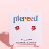 Hibiscus Flower Earrings
