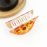 Half Pizza  Hair Claw Clip