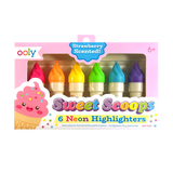 Sweet Scoops: Neon Highlighters - Strawberry Scent
