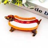 Dachshund Hot Dog Claw Clip