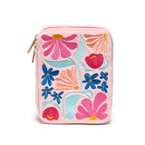 Velvet Jewelry Zip Case Florals