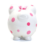 Pink Polka Dot Piggy Bank