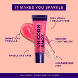 Flamingo Glitter Lip Gloss