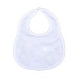 Mini Stripes Bib- Blue