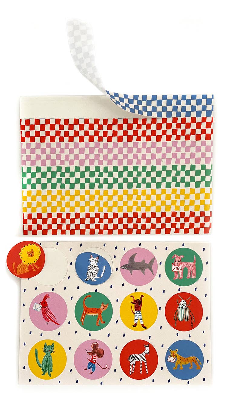 Animal Stationary Stickers