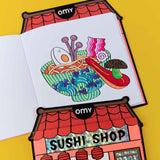 SUSHI SHOP COLORING Book BOUTIQUE