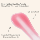 Never Been Kissed Lip Gloss Balm - Heart Eyes