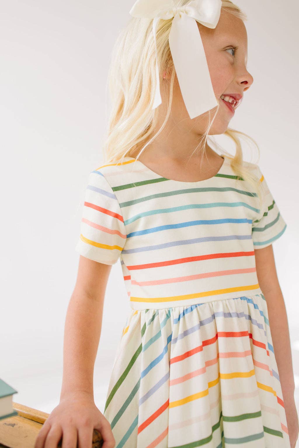 Classic Twirl in Primary Stripe