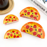 Half Pizza  Hair Claw Clip