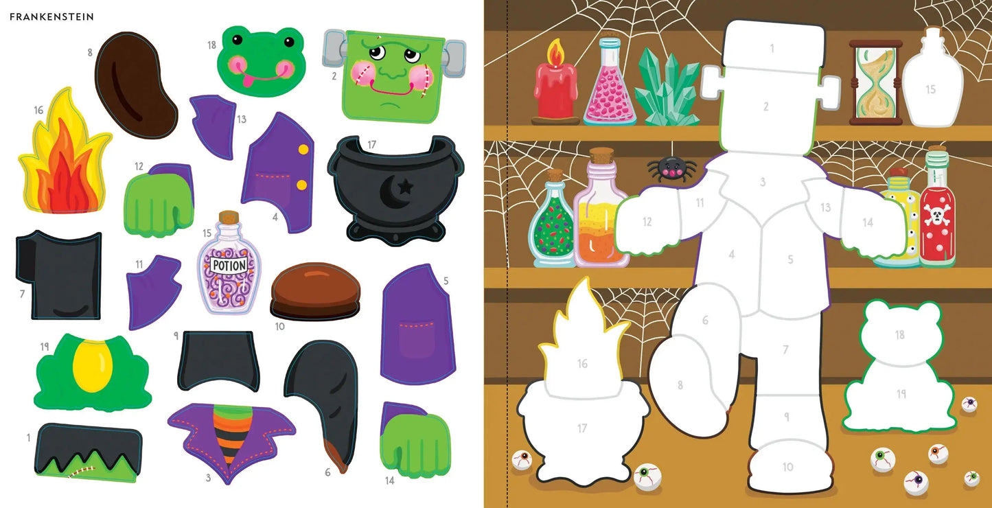 My First Color-By-Sticker Book - Halloween