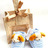 Light Blue Puppy Booties