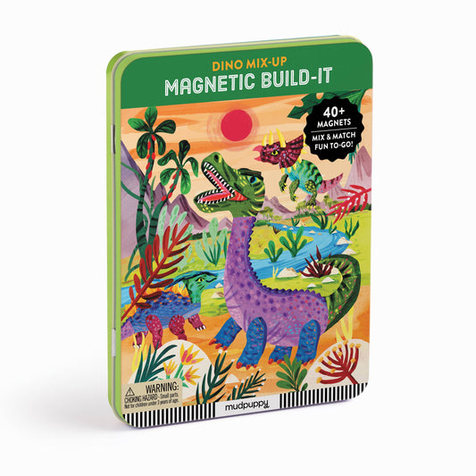 dino magnetic build it tin