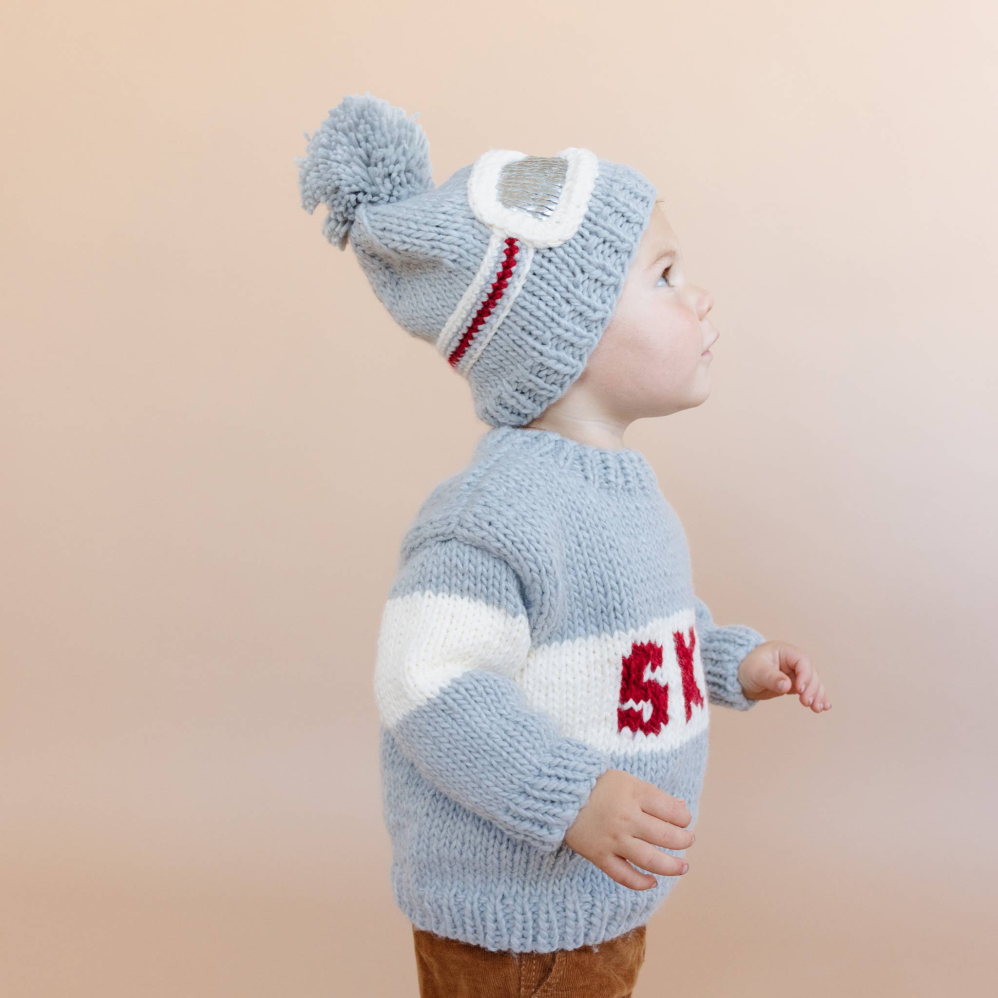 Ski Sweater, Bowie Grey Kids and Baby Apparel Cardigan