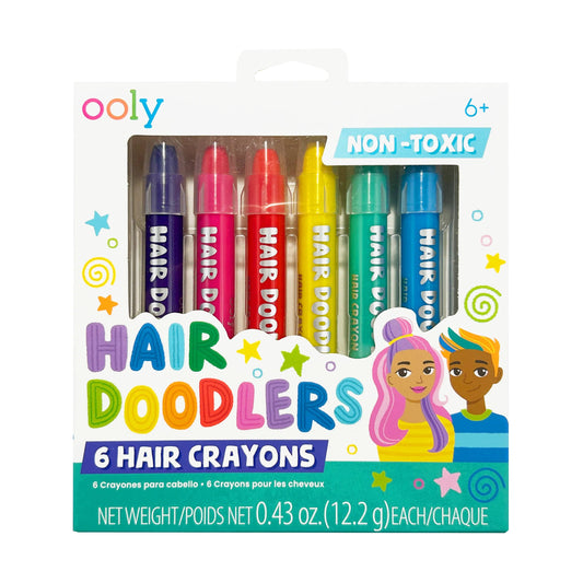 Multi colored hair crayons