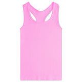 Rose Ribbed Racerback