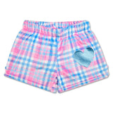 Theme Varsity Pink Plush Shorts