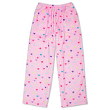 Heart Confetti Plush Pants