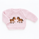 Pony Sweater Blush for Baby & Toddler